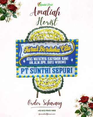 Papan Bunga Duka di Kosambi Timur