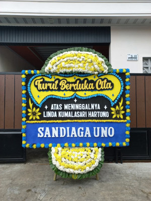 Papan Bunga Duka di Kosambi Timur